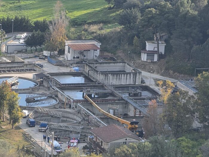 Castellabate: Gru Si Ribalta All’Interno Dell’Impianto Di Depurazione, Ferito Operaio 3