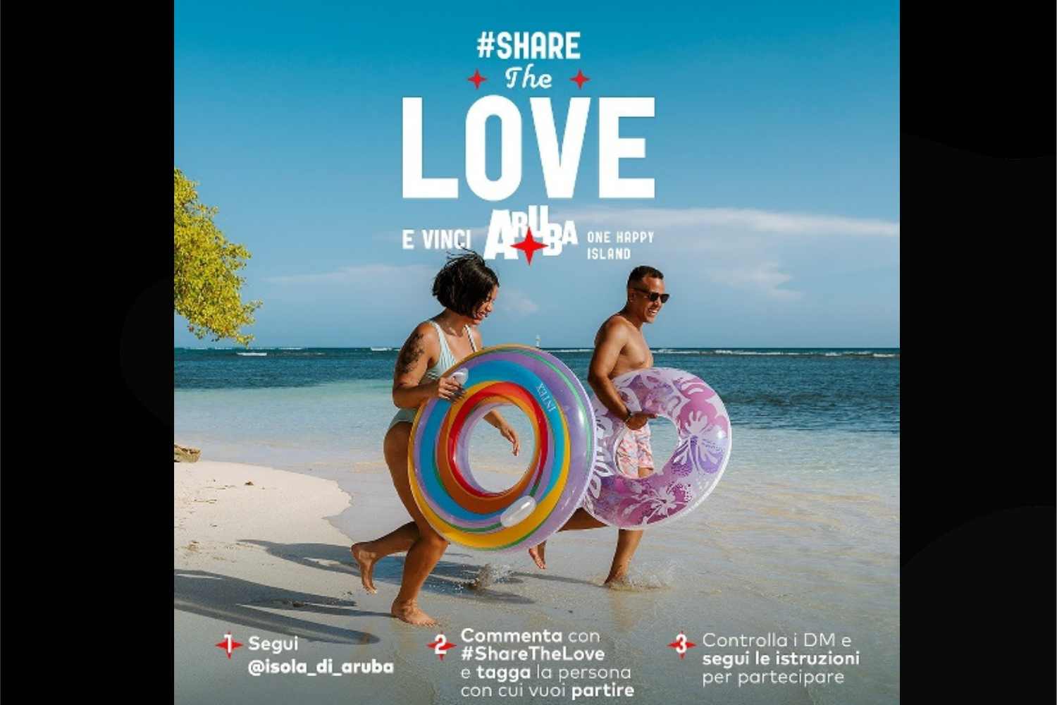 Con chi vorresti partire per Aruba? Identifica la "tua" persona su Instagram e vinci un viaggio nei Caraibi. #ShareTheLove 19