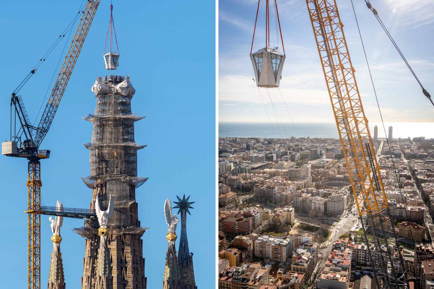 La Sagrada Família diventa la chiesa più elevata del pianeta: la Torre di Gesù Cristo raggiunge nuove altezze. 3
