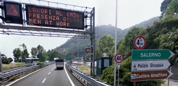 Passaggio Di Un Trasporto Eccezionale In Provincia Di Salerno Sull’A2, Limitazioni Alla Circolazione 3