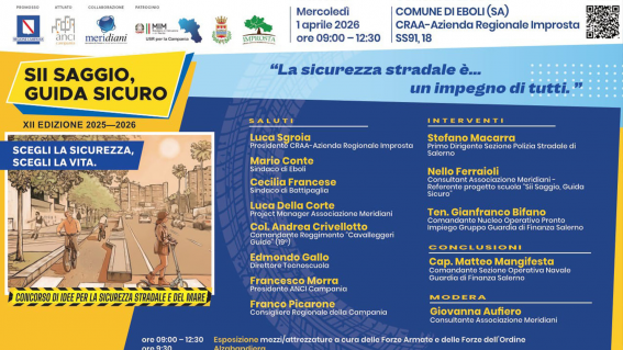 #Siisaggioguidasicuro, Ad Eboli Ultima Tappa Salernitana Del Roadshow Sulla Sicurezza Stradale 3