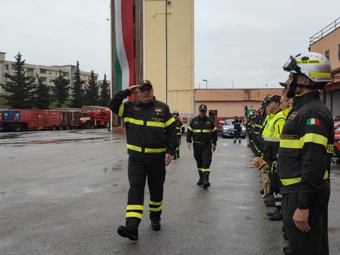 Visita Istituzionale Dai Vigili Del Fuoco, Il Direttore Generale Mazzaro Parte Da Salerno 7
