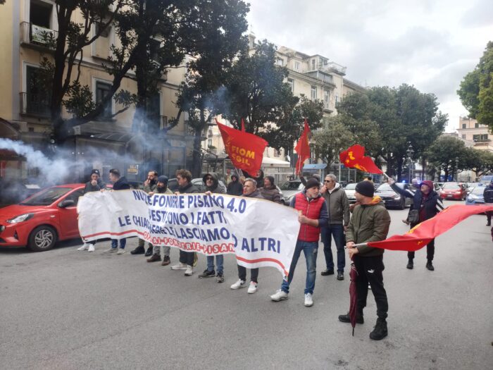 Fonderie Pisano, La Protesta Dei Lavoratori In Strada 7