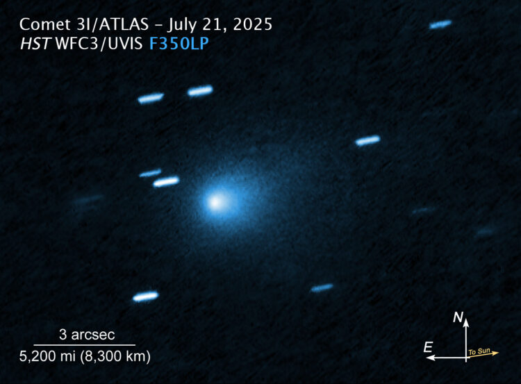 L'acqua semipesante che compone i ghiacci di 3I/ATLAS 2