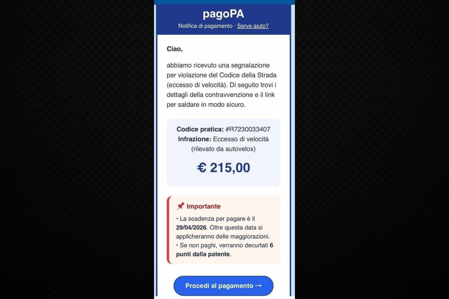 Multe fasulle tramite messaggi e sul vetro dell'auto: meccanismo della frode PagoPA e suggerimenti per difendersi. 3