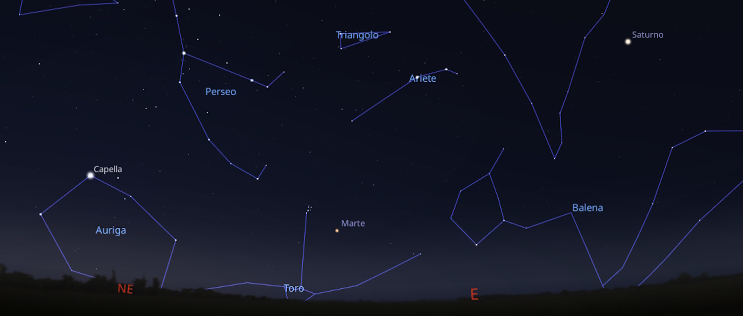 Marte "avvolto" dalle Pleiadi e da una pioggia di meteore, non lasciamoci sfuggire il primo evento astronomico dell'estate. 3