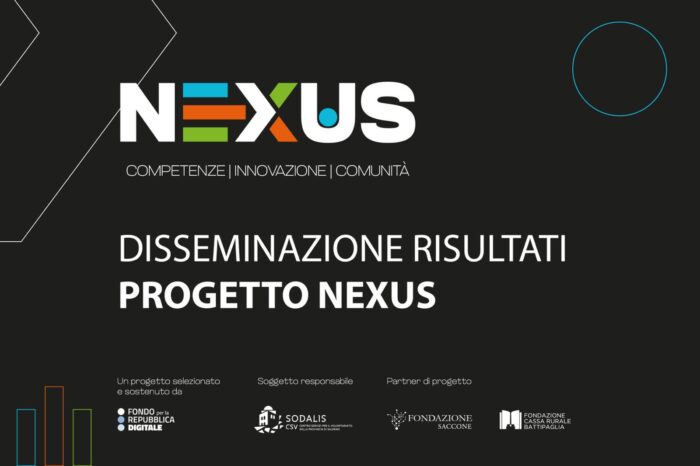 Progetto Nexus: Oltre 280 Volontari Formati Sul Digitale, Domani La Presentazione Dei Risultati 6 Progetto Nexus: Oltre 280 Volontari Formati Sul Digitale, Domani La Presentazione Dei Risultati 5