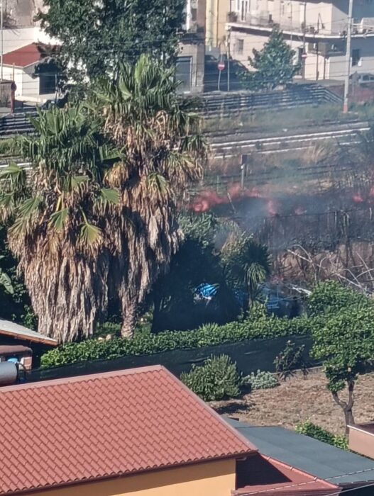 Fiamme Lungo La Linea Ferroviaria Salerno – Reggio Calabria, Disagi Per Diverse Ore 7