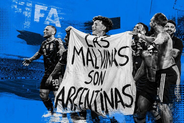 Le Malvinas scendono in campo dopo Argentina - l’Inghilterra 2