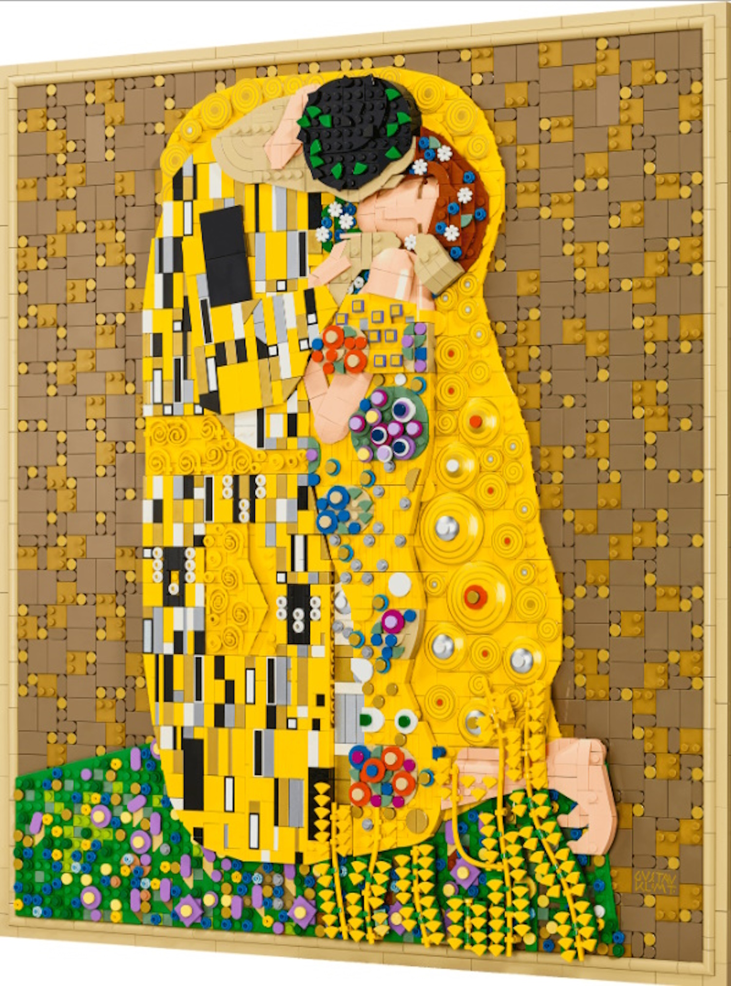 Presentato il più grande Lego Art mai realizzato, ispirato a “Il bacio” di Gustav Klimt, con un costo elevato. 4 Presentato il più grande Lego Art mai realizzato, ispirato a “Il bacio” di Gustav Klimt, con un costo elevato. 3