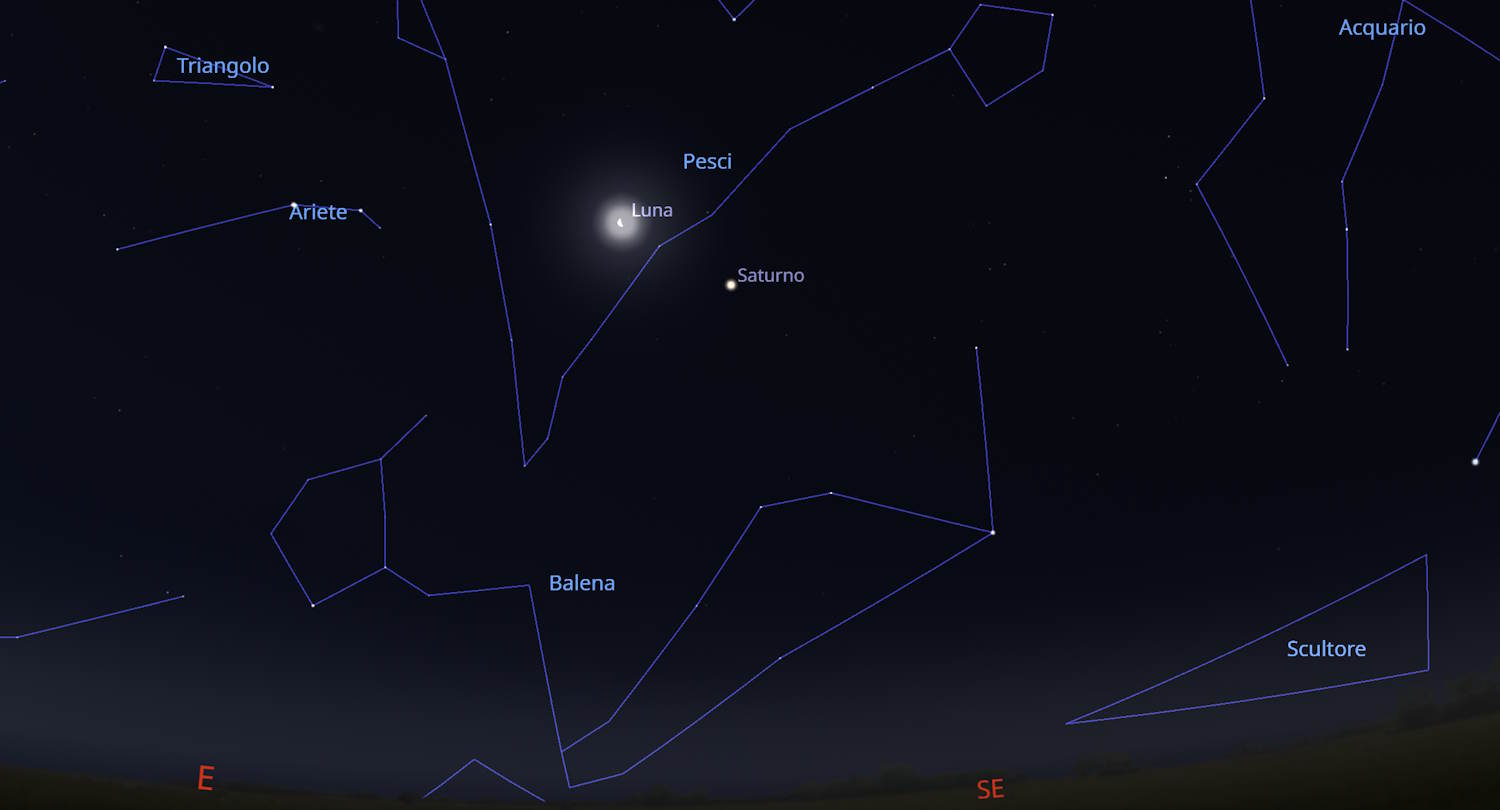 Ritorna l'evento del "bacio" tra Luna e Saturno: si avvicina un affascinante spettacolo astronomico. 3