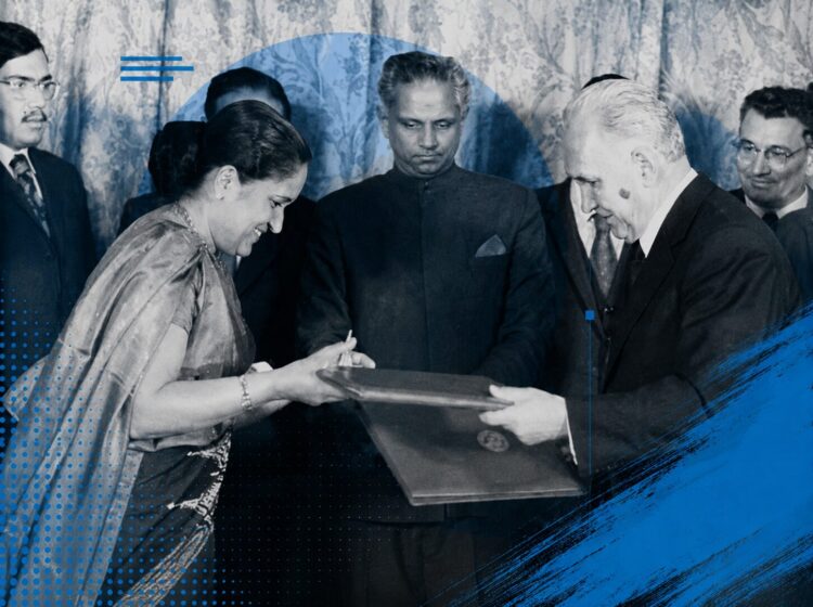 Sirimavo Bandaranaike la prima leader donna in Sri Lanka. 2